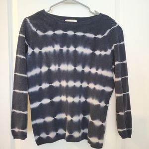 Navy blue tie dye sweater